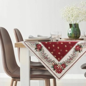 Abrosz karácsonyi faliszőnyeg 140x180 Eurofirany piros betlehemi csillag