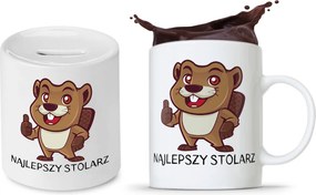 Asztalos Készlet Ajándék Bögre Persely fényképes nyomtatással