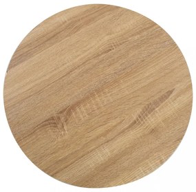 világosbarna MDF bisztróasztal 80 cm