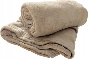 Takaró Ágytakaró Polár Pléd Ágy Fotel Kanapé Takaró Barna 140x200 cm