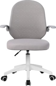 Irodai szék, szürke/fehér, PASTURA