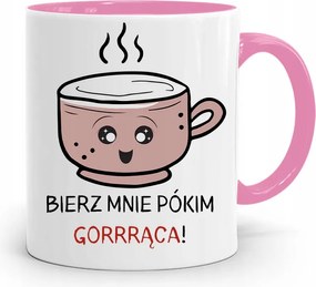 Rózsaszín Vicces Bögre Vicces Vigyél Magaddal, Nyomtatott Fotóval