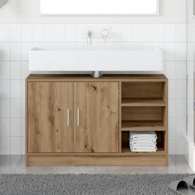 Mosogató Szekrény Kézműves tölgy 90x29x55 cm Összeszerelt Fa