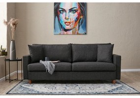 3 személyes kanapéágy Eva - Antracit