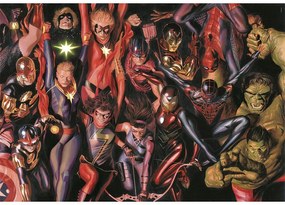 Marvel 1000 db-os Compact puzzle Clementoni