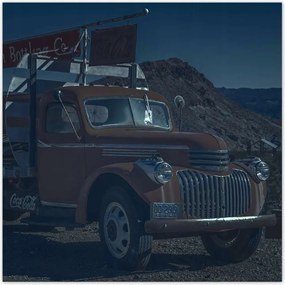 Poszterek 140x140 Amerikai teherautó