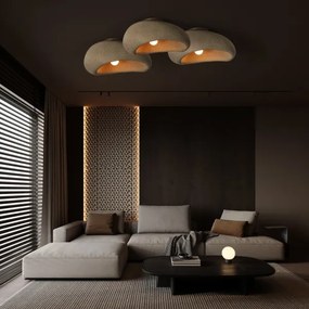 BRILAGI - Mennyezeti lámpa WABI SABI 1xE27/60W/230V Ø 40 cm bézs
