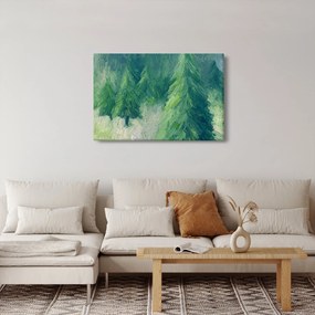 Kép - Festett tűlevelűek (90x60 cm)