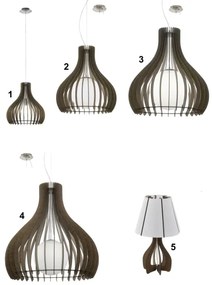 Eglo 96259 - Csillár TINDORI 1xE27/60W/230V