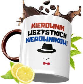 Bordó Bögre Vezetőnek Születésnapra Ajándék fényképes nyomattal