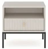 Éjjeli szekrény SUE bézs/kasmír