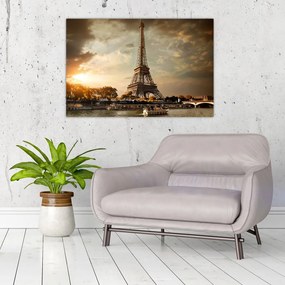 Kép - Eiffel-torony, Párizs, Franciaország (90x60 cm)