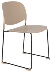 Stacks design szék, világosbarna