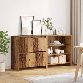 Oldalszekrények 2 pcs Régi fa 70 x 41 x 75 cm Faanyag