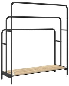 Ruhaszárító polcokkal sonoma tölgy 90 x 30 x 100.5 cm Faanyag