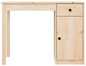 tömör fenyőfa íróasztal 100 x 50 x 75 cm