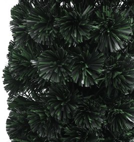 száloptikás vékony műkarácsonyfa talppal 180 cm