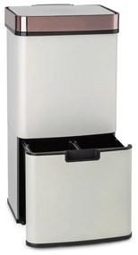 Klarstein Royal Trash Rose Gold, szemĂ©tkosĂĄr szenzorral, 72 l, rozsdamentes acĂ©l, rĂłzsaszĂn arany