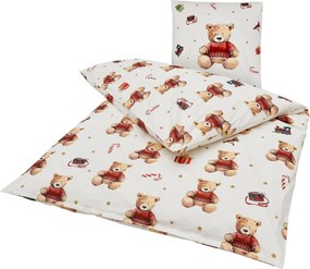 Gyerek ágynemű Renforcé pamutból BAILEY színes Ágyneműhuzat mérete: 80 x 80 cm | 135 x 200 cm