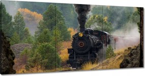 Vászonkép 60x30 Gőzmozdony