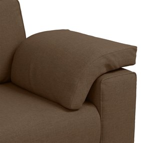 Kétfős Kanapé Barna 120 cm Szövet