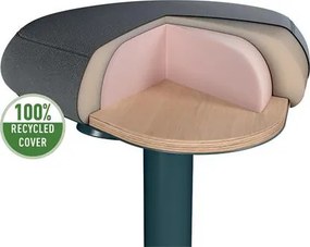 Állószék, billenő, ergonomikus, LEITZ Ergo Active, sötétszürke (E65450089)