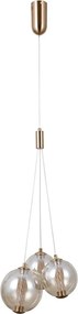 Italux glamour modern függeszték butero arany itxpnd-34359-3hbramb