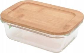 Üvegtartály Bambusz Fedél 370 ml