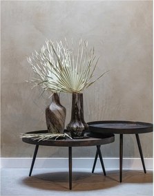 Bounds fekete dohányzóasztal, ø 76 cm - BePureHome