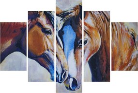 Kép - szerelmes lovak (150x105 cm)