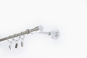 Egysoros fém karnis szett szatén nikkel rilló