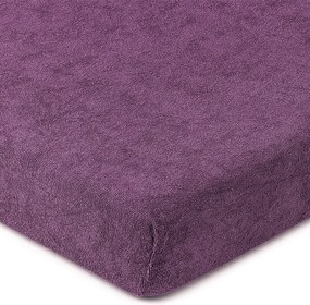 4Home frottír lepedő lila, 90 x 200 cm