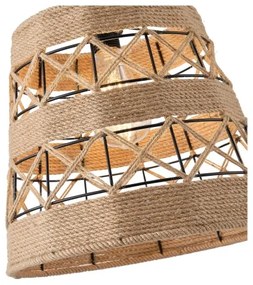 Csillár zsinóron 1xE27/15W/230V bézs