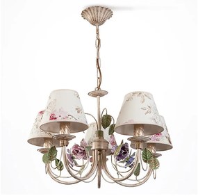 Csillár láncon CAMELLIA 5XE14/40W/230V 47 cm