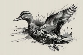 Poszter 30x20cm Grácia Kacsák repülés közben