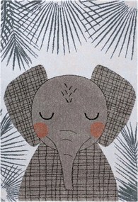 Junko 120 × 170 cm-es téglalap alakú szőnyeg elefánttal gyerekszobába