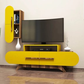 Rose S - Walnut, Yellow
