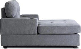 Pihenőfotel szürke színben NEO