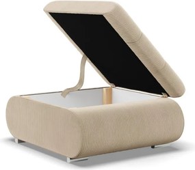 Tokio puff, kordbársony, bézs