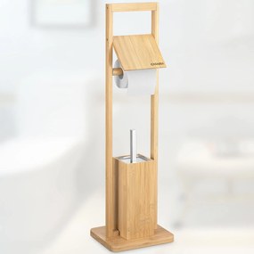 WC-állvány bambusz 83x24,5x20 cm