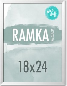 Képkeret 18x24 B5 Képkeret 24x18 Mdf Ezüst