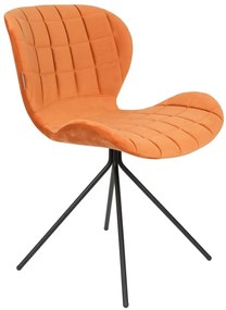 OMG design szék, narancssárga bársony