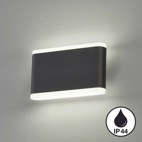 FISCHER&HONSEL 30559 SCOUNCE Modern Kültéri Fali Lámpa Bézs, Fekete, Szürke LED IP44
