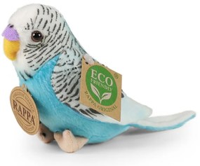 Rappa Plüss madárka kerub kék, 11 cm, hanggal