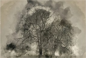 Stílusos Dekoratív Fotótapéta Flizelin Rejtélyes fák 104x70 Ragasztó