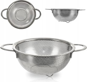 Konyhai szűrő Zöldség-Tészta Gyümölcs Tál Acél Orion 16,5 cm