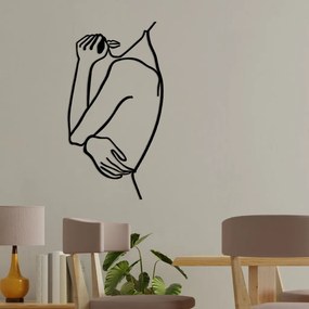 Woman fém fali dekoráció, 70×0,15 cm