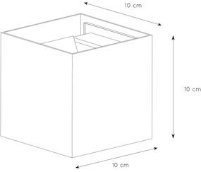 Lucide 69200/06/31 - LED Kültéri fali lámpa AXI 2xLED/7W/230V IP54 fehér