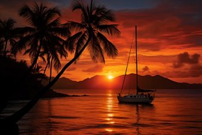 Poszter 45x30cm Trópusi Nyugat