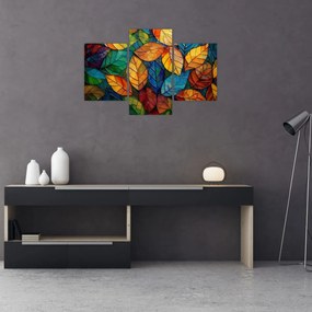 Kép - Levélmozaik (90x60 cm)